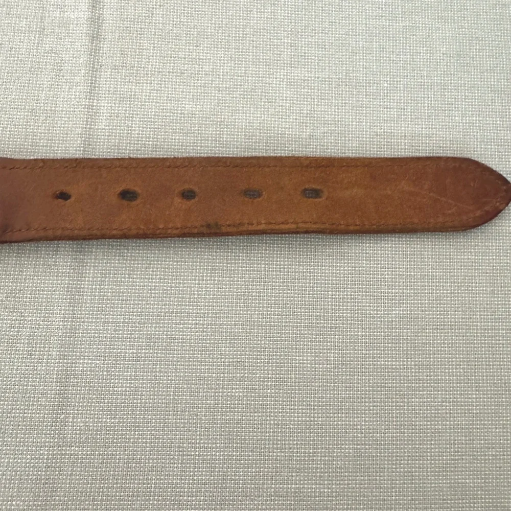Nautical Maritime Signals Embroidered Leather‎ Belt